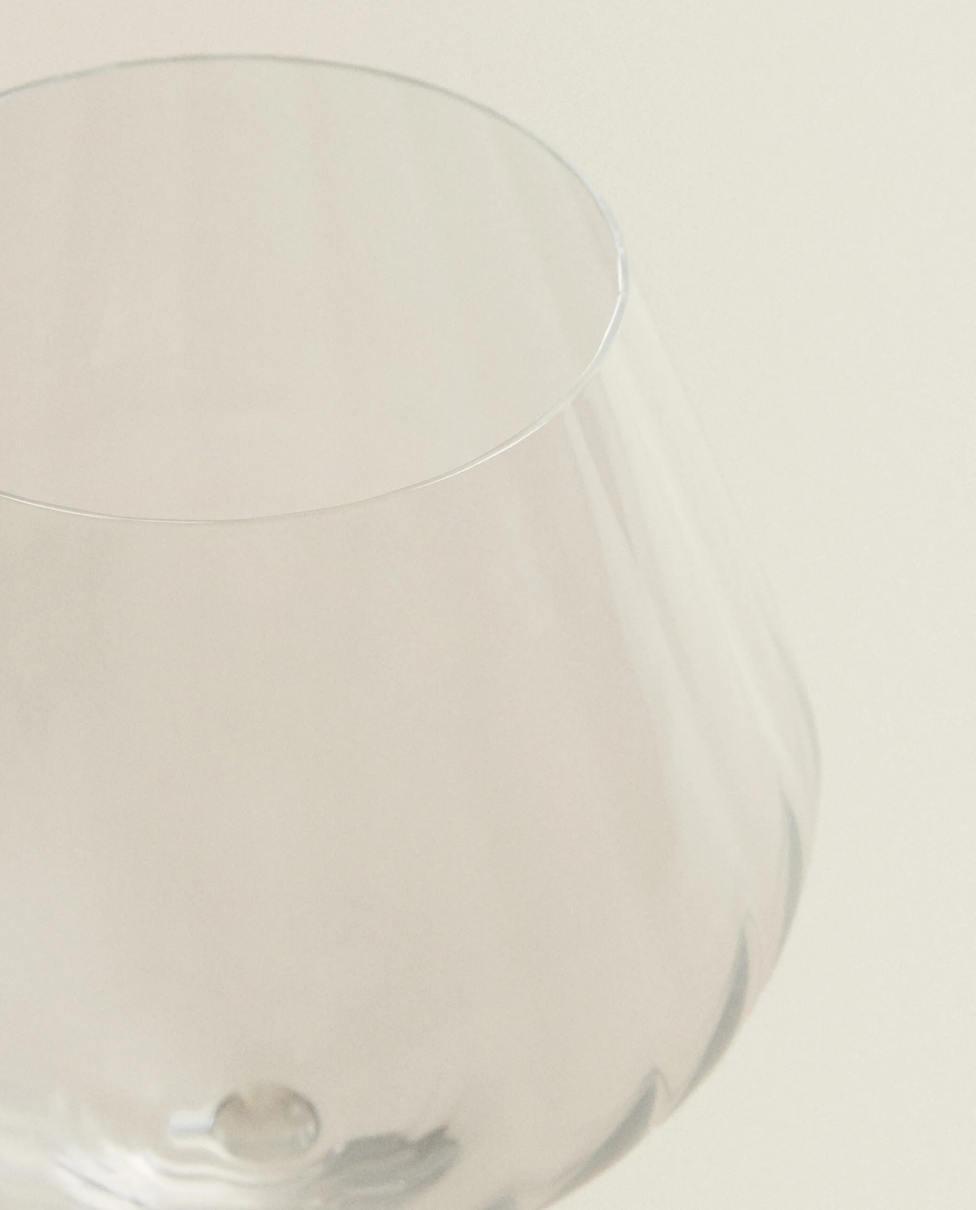 Glasses And Flutes*ZARA Home Wavy-Effect Bohemia Crystal Wine Glass Transparent