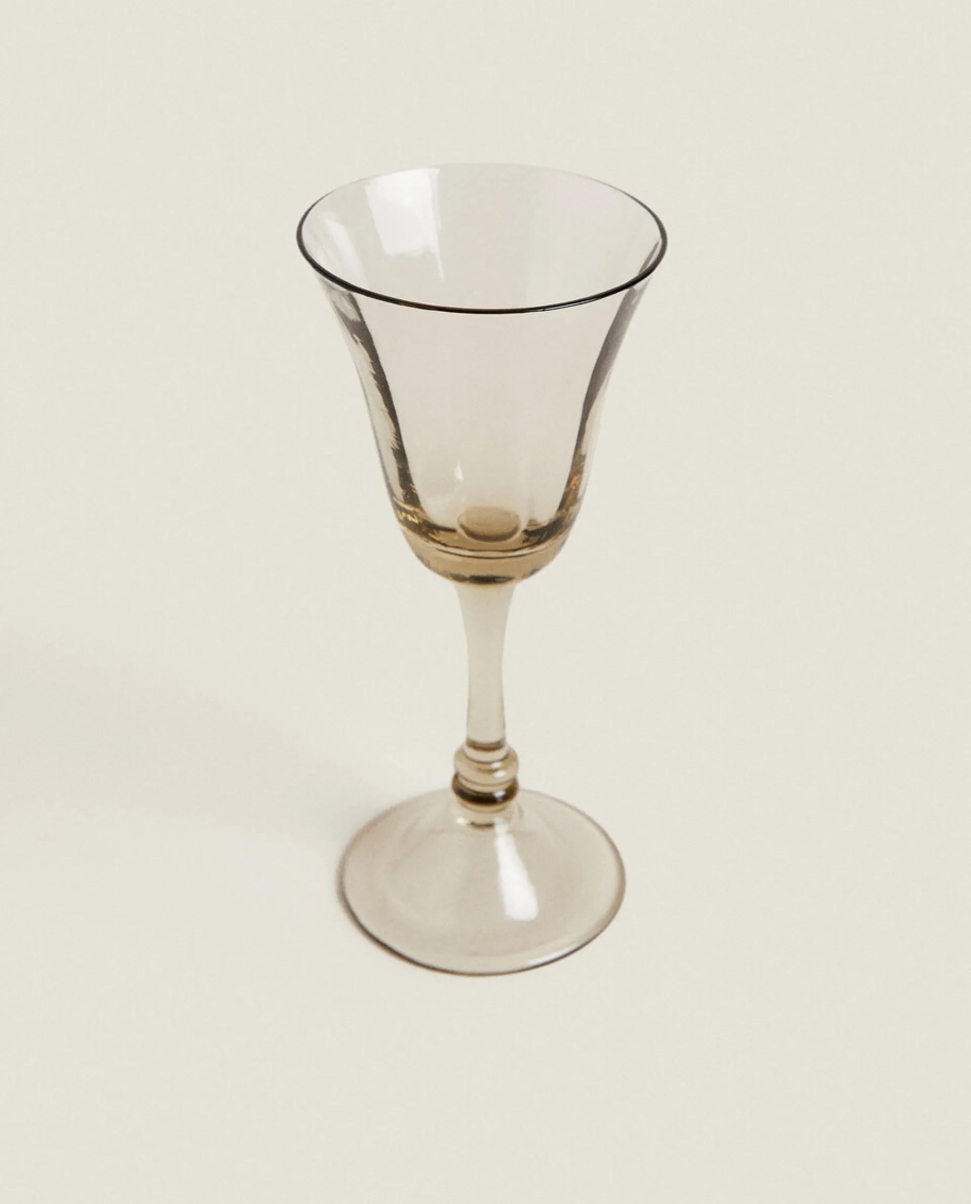 Glasses And Flutes*ZARA Home Wine Glass With Base Blue