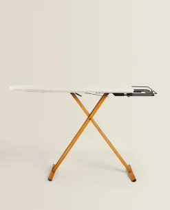 Laundry Care*ZARA Home Wood And Metal Ironing Board Cream