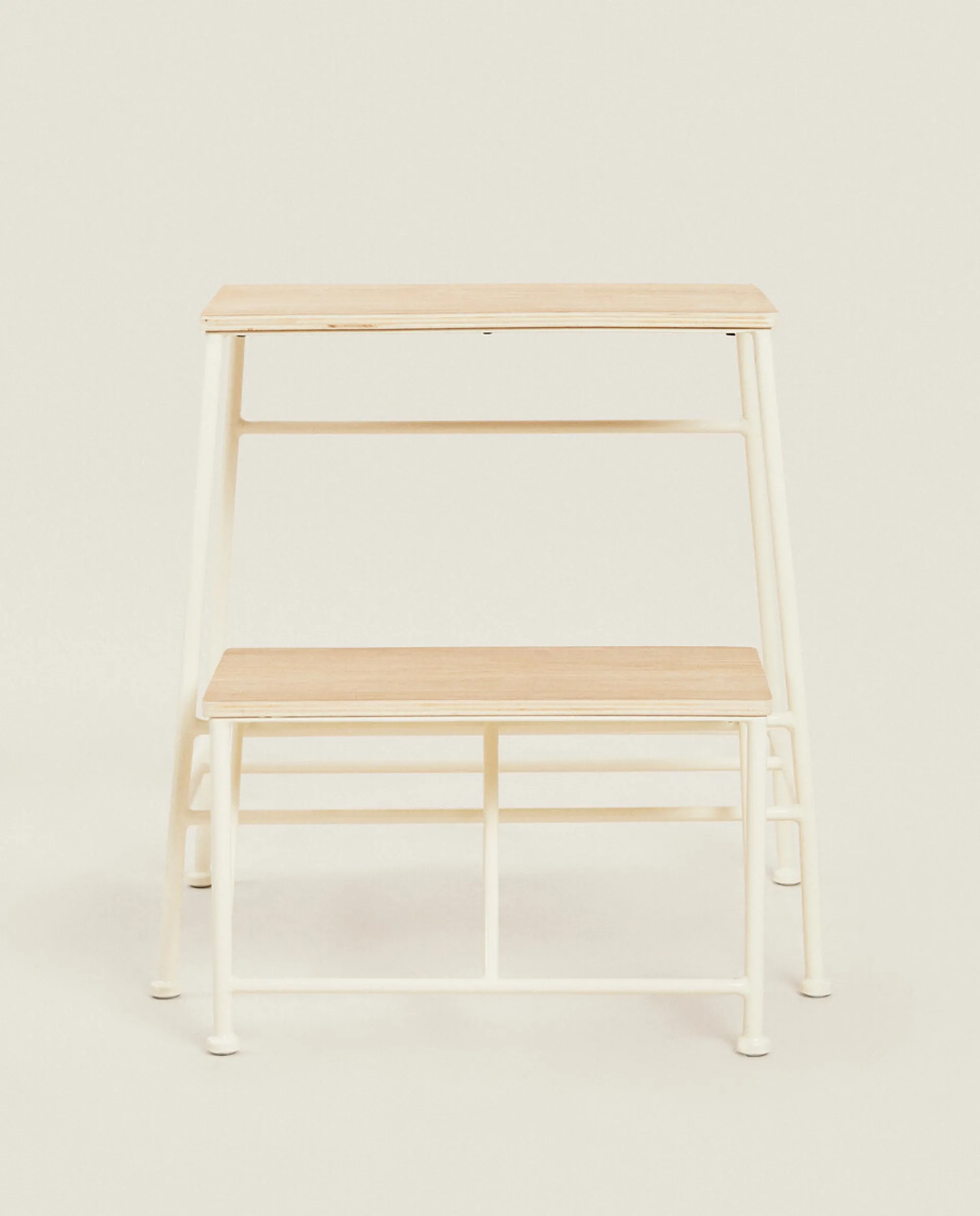 Cleaning*ZARA Home Wood Stool | Ladder Natural Colour