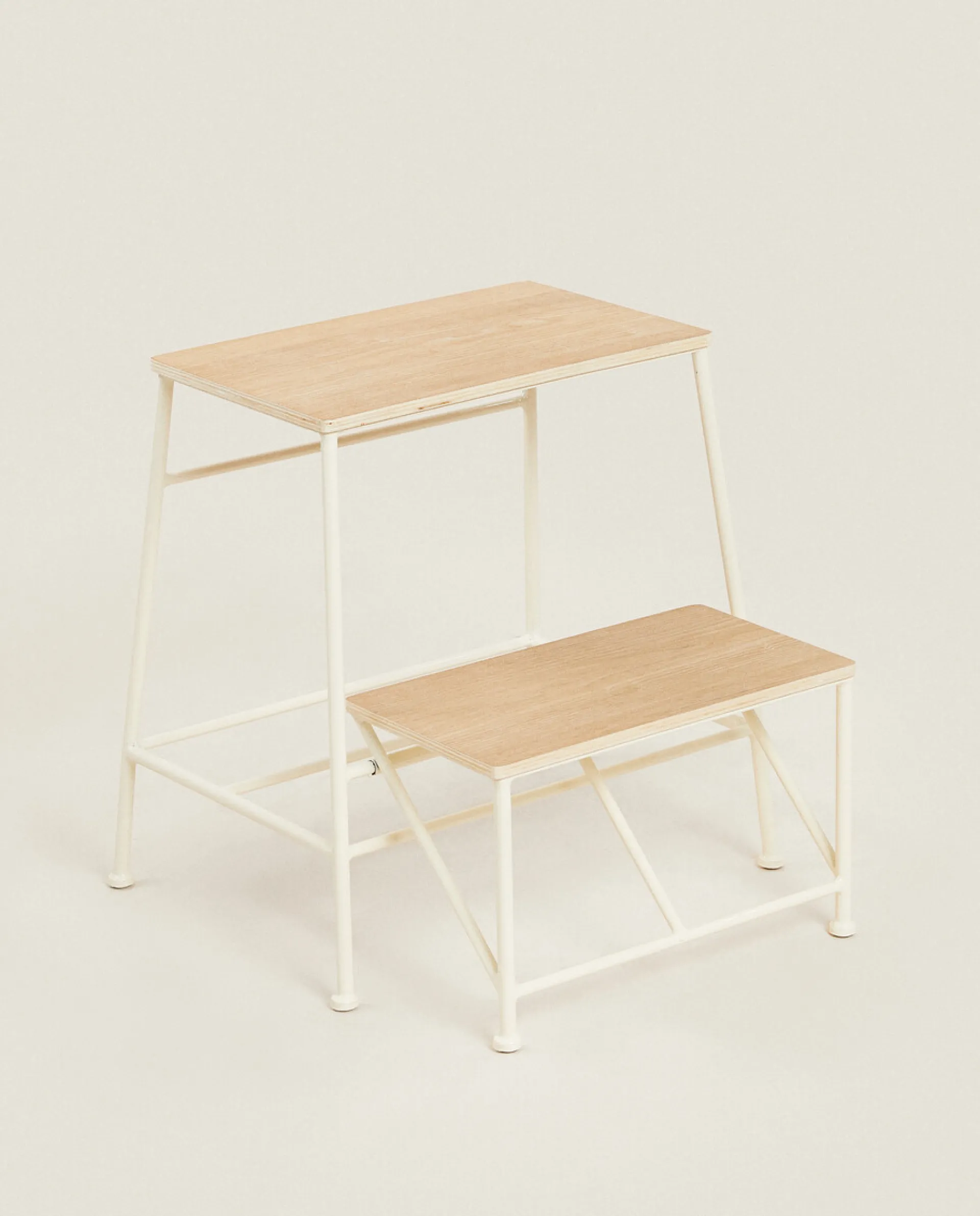 Cleaning*ZARA Home Wood Stool | Ladder Natural Colour