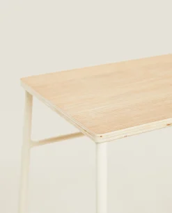 Cleaning*ZARA Home Wood Stool | Ladder Natural Colour
