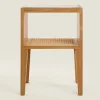 Bedside/Occasional Tables*ZARA Home Wooden Bedside Table Natural Colour