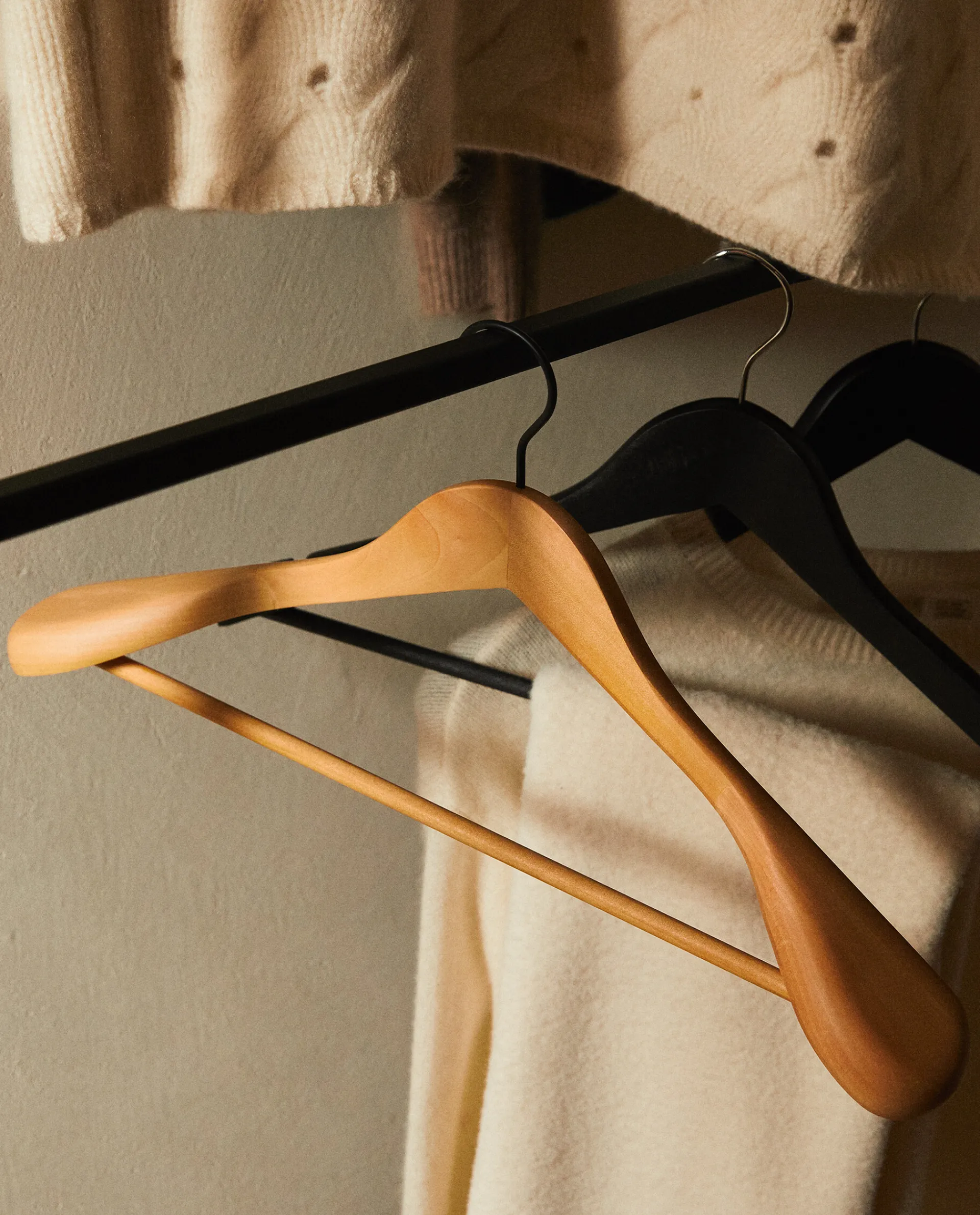 Hangers & Hooks*ZARA Home Wooden Jacket Hanger Natural Colour