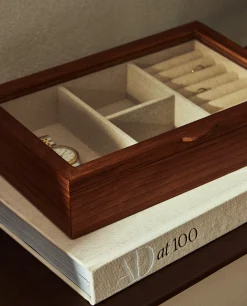 Boxes And Jewelry Boxes*ZARA Home Wooden Jewelery Box Brown