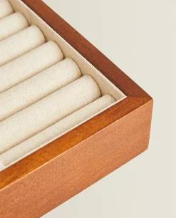 Boxes And Jewelry Boxes*ZARA Home Wooden Jewelery Box Brown