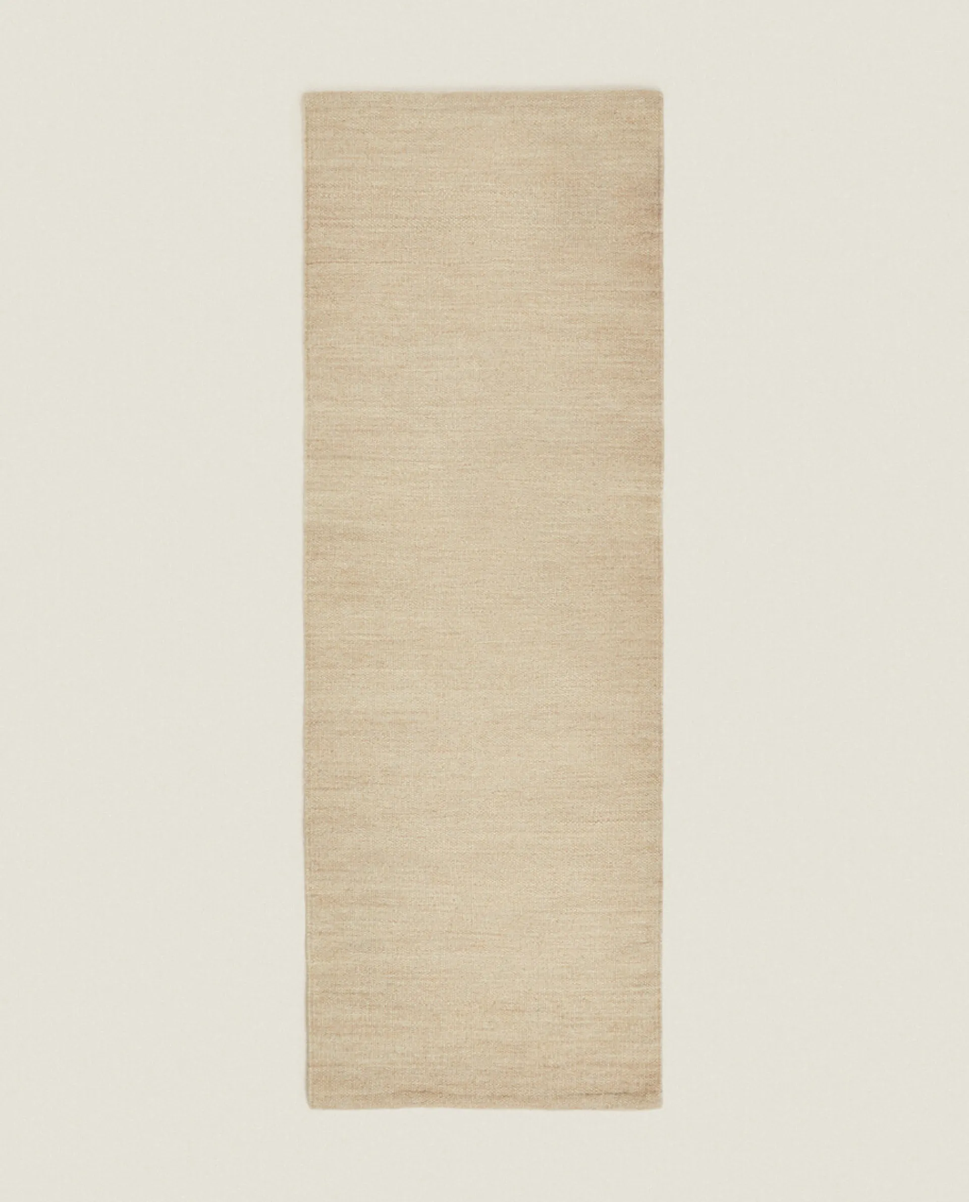 Solid*ZARA Home Wool And Cotton Rug Beige
