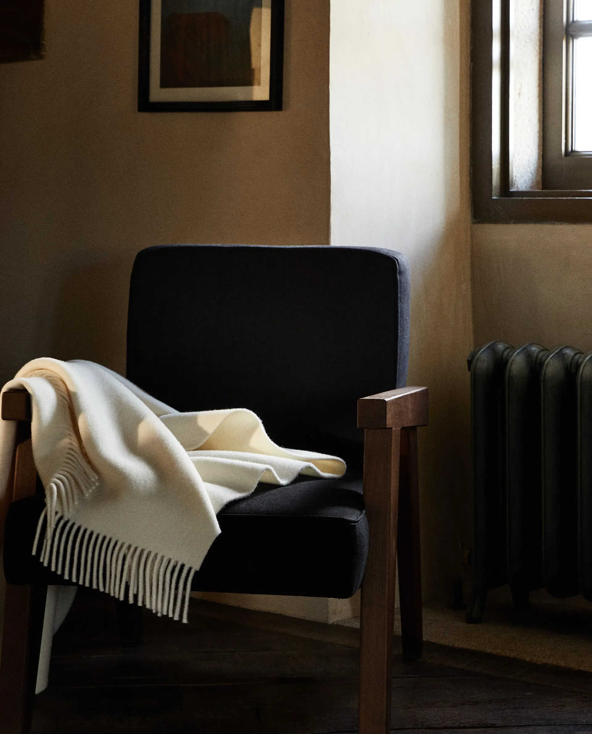 Blankets*ZARA Home Wool Blanket Cream