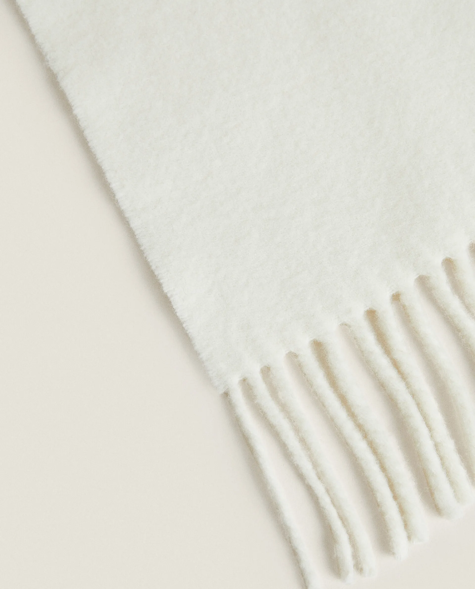 Blankets*ZARA Home Wool Blanket Cream