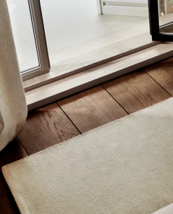 Solid*ZARA Home Wool Blend Rug Cream