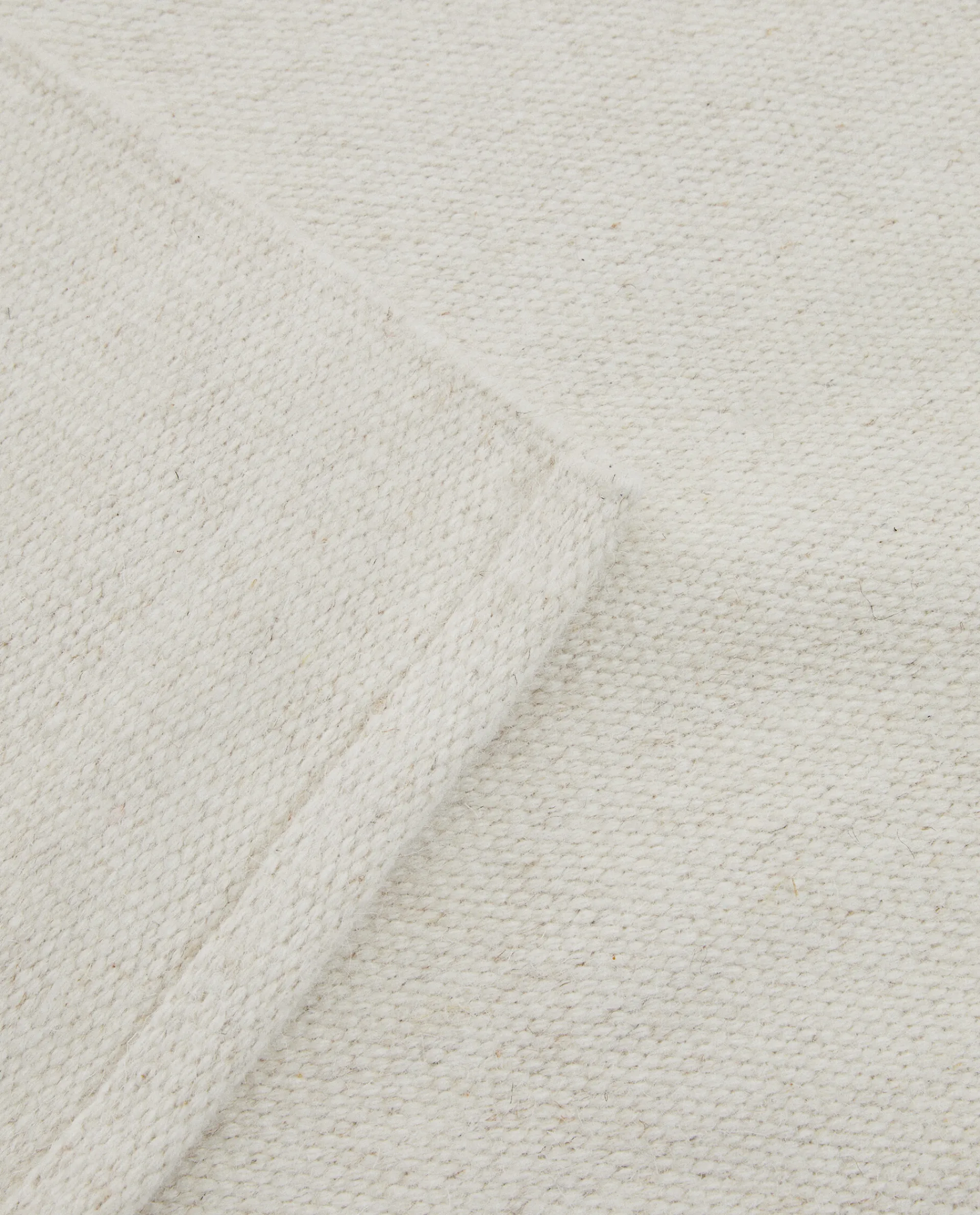 Solid*ZARA Home Wool Blend Rug Cream