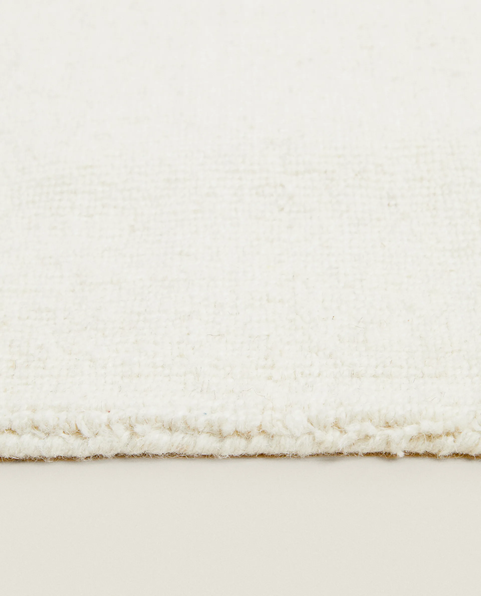 Solid*ZARA Home Wool Rug Cream