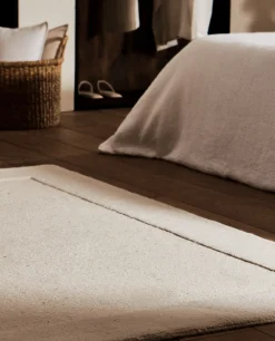 Solid*ZARA Home Wool Rug White