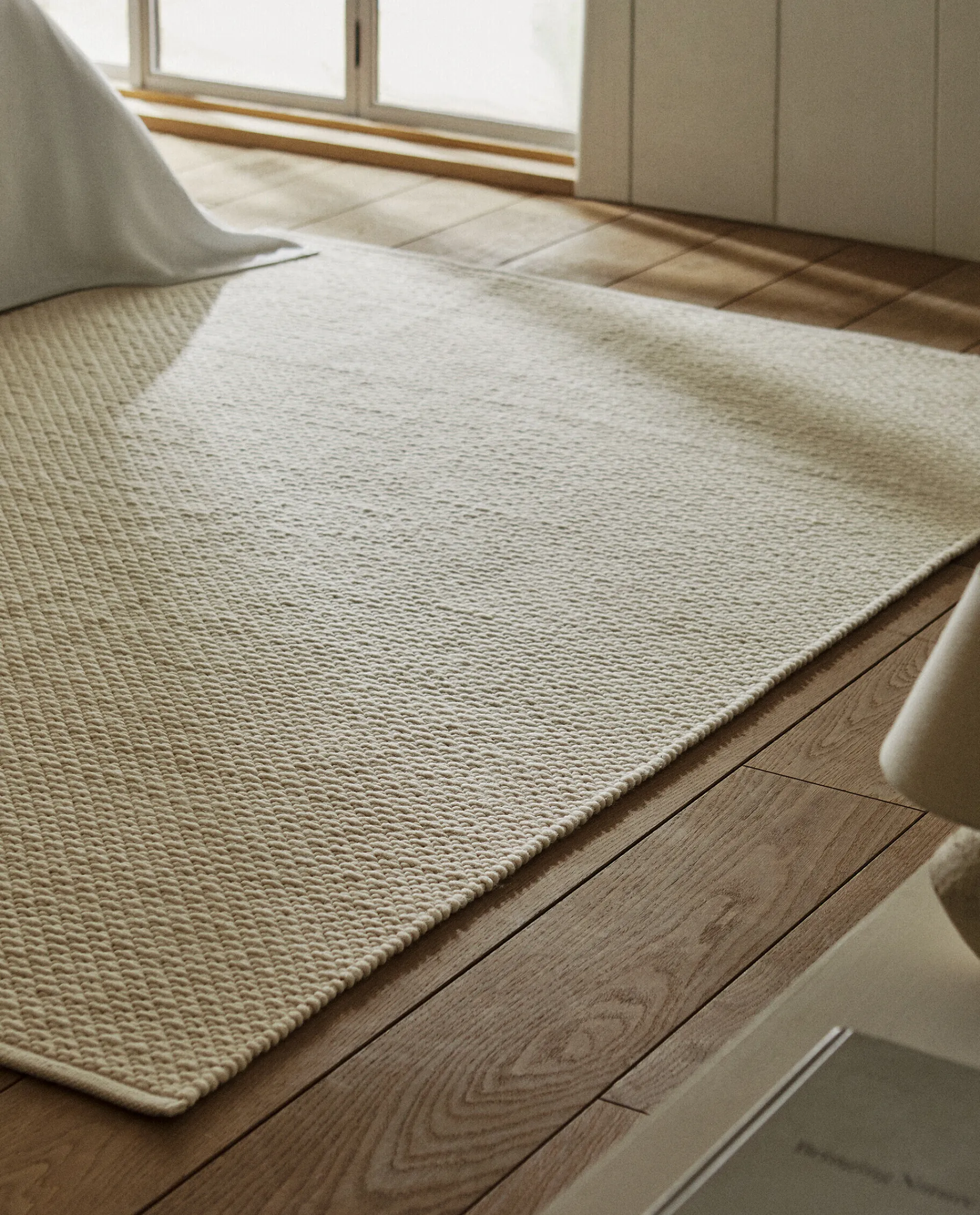 Solid*ZARA Home Wool Rug Oyster White
