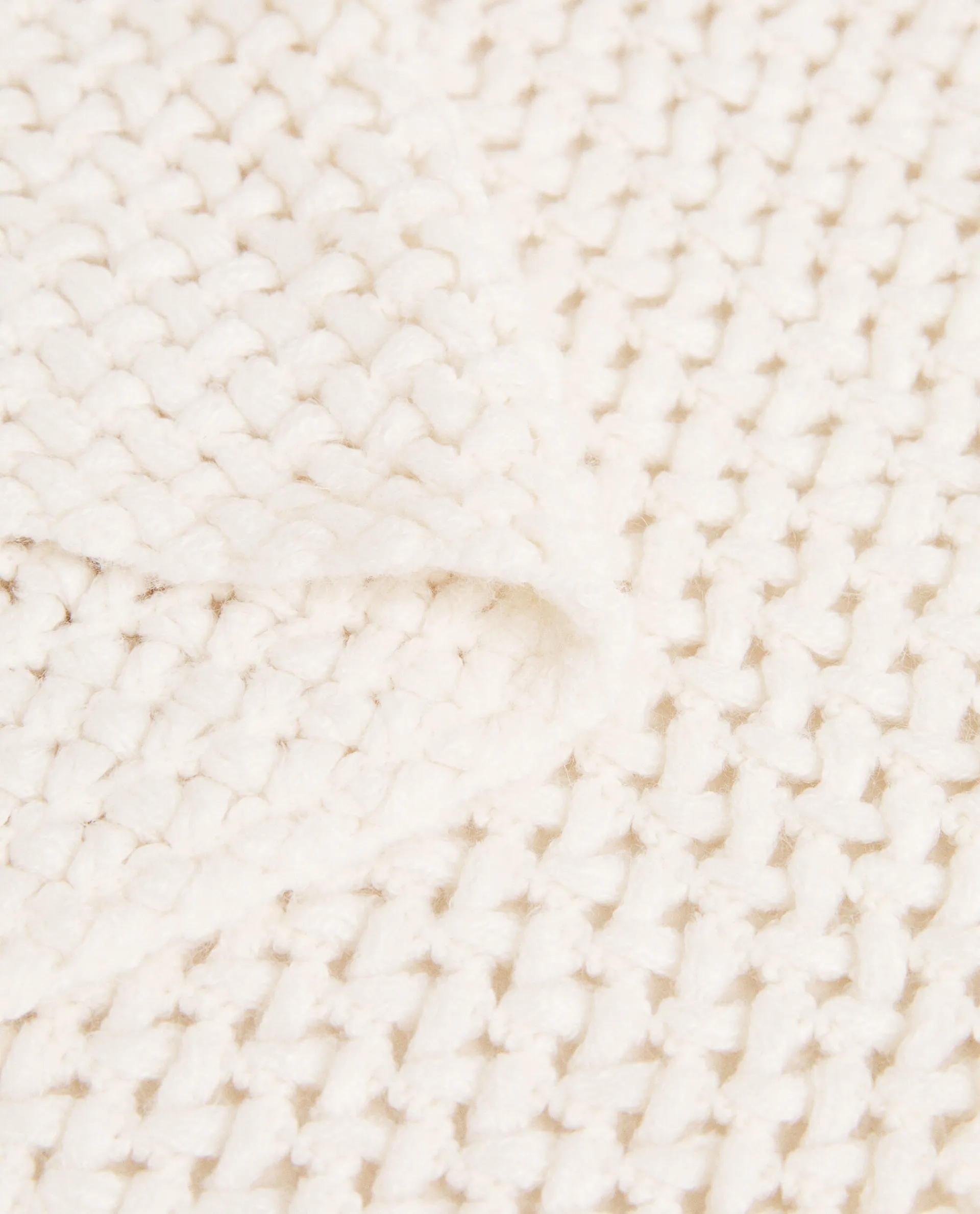 Blankets*ZARA Home Woven Blanket With Fringing White