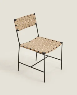 Chairs & Armchairs*ZARA Home Woven Jute And Metal Chair 4-085