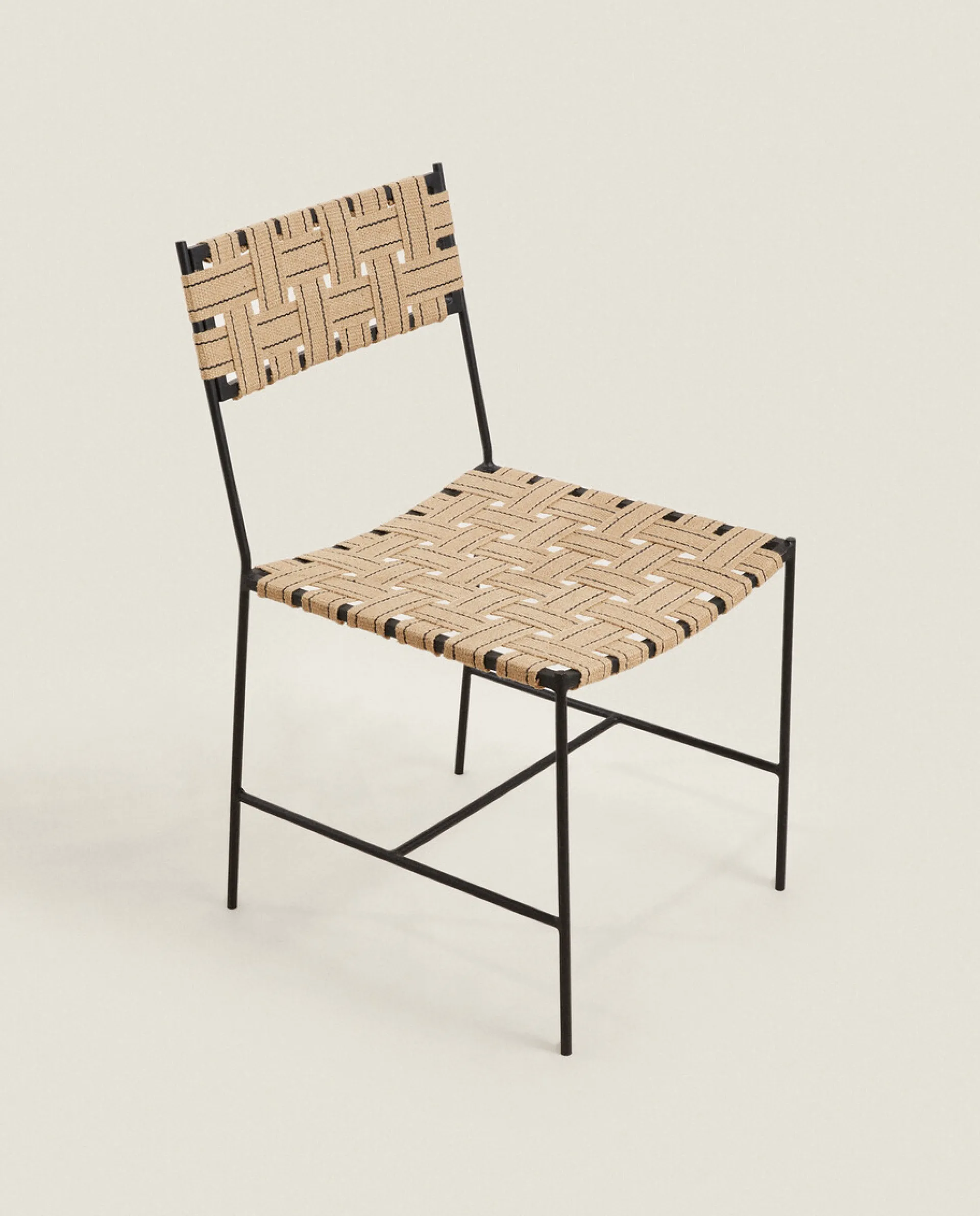 Chairs & Armchairs*ZARA Home Woven Jute And Metal Chair 4-085