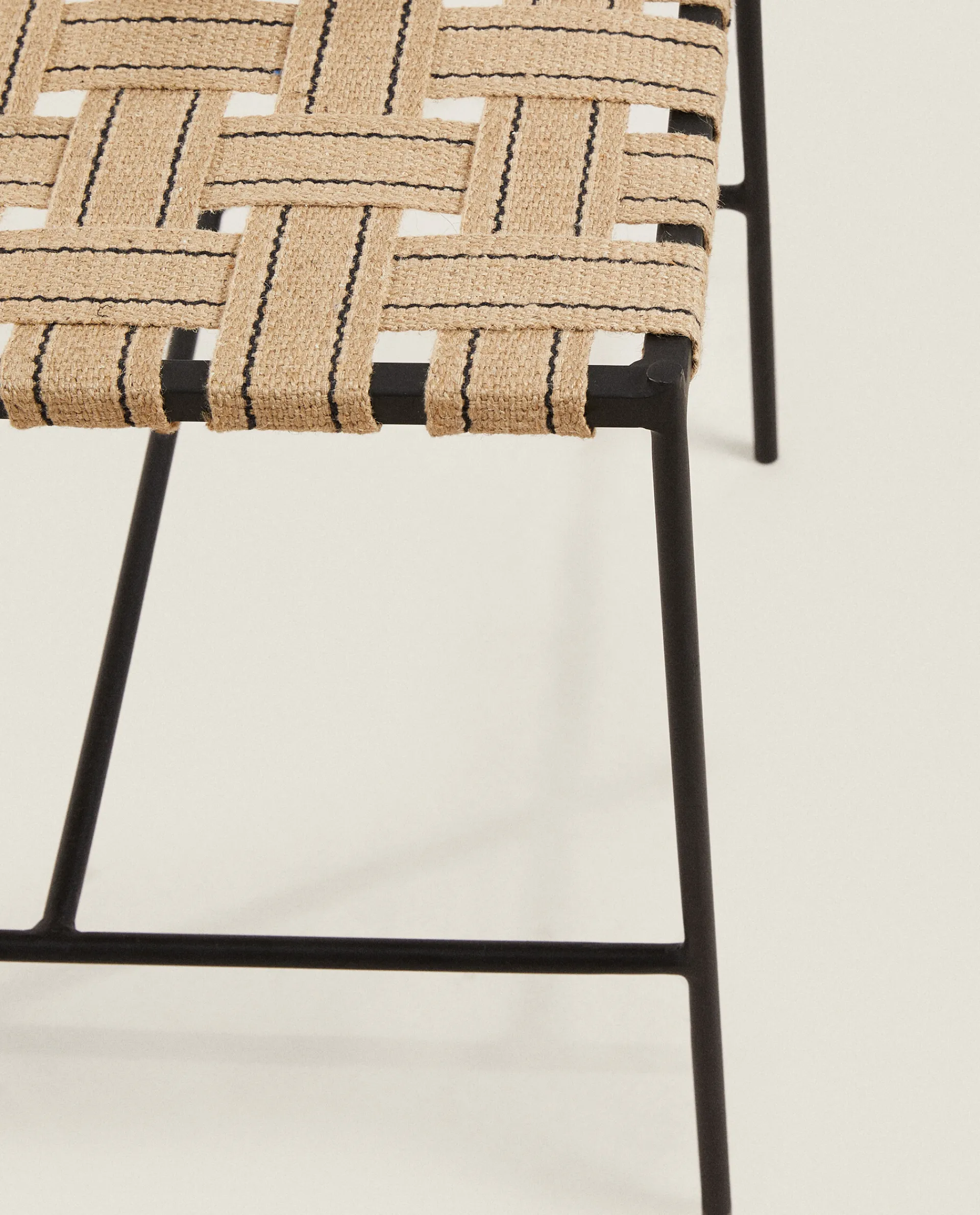 Chairs & Armchairs*ZARA Home Woven Jute And Metal Chair 4-085